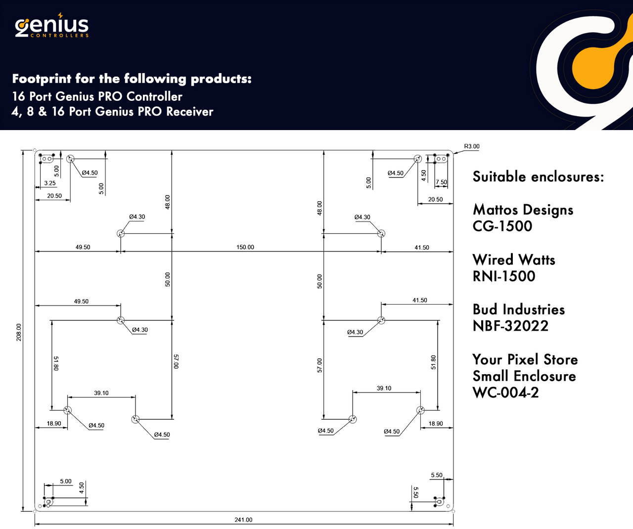 Genius PRO: 4 Port Receiver