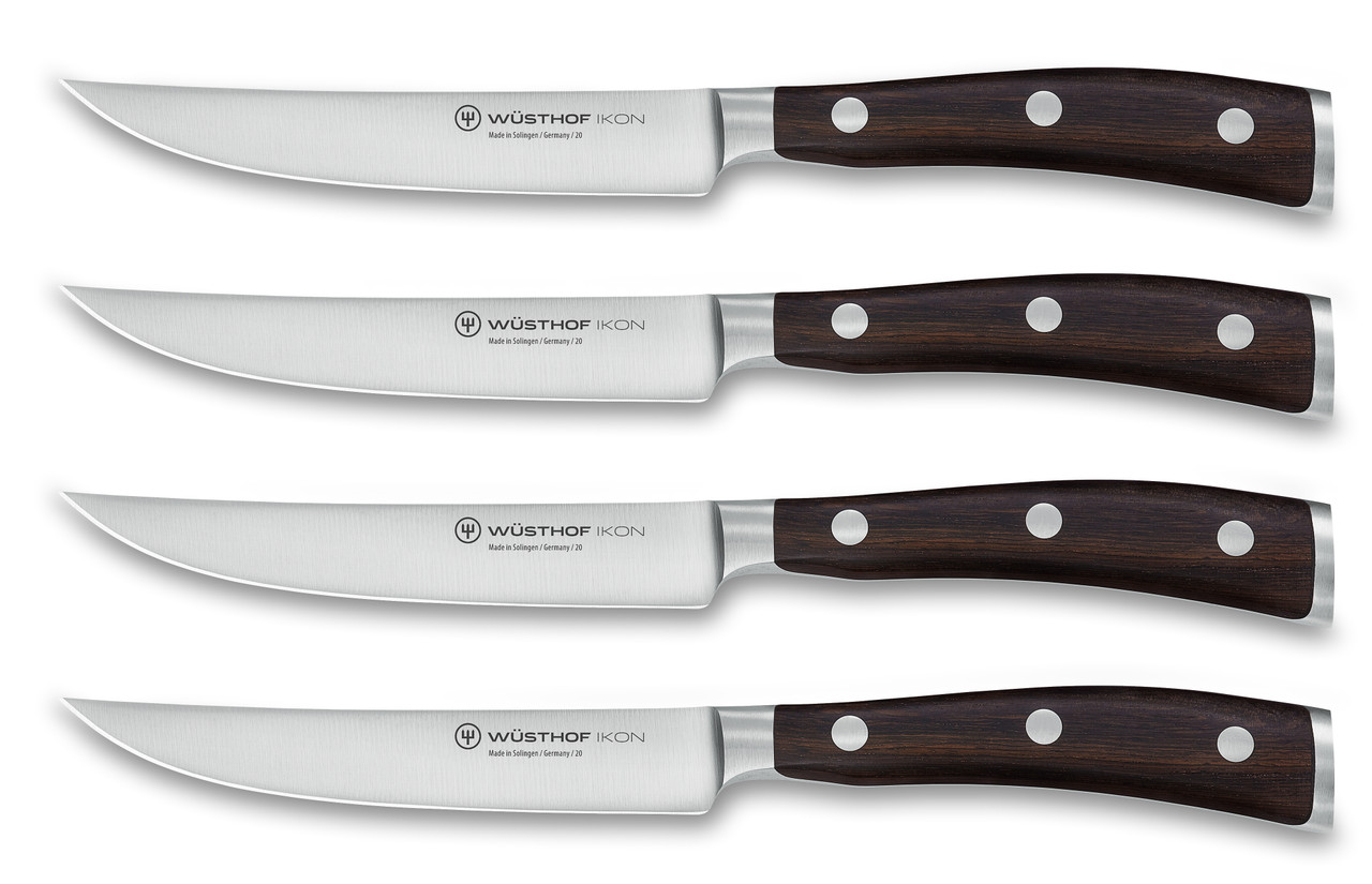 Wusthof Ikon 4pc Steak Knife Set KitchenEssentials.ca