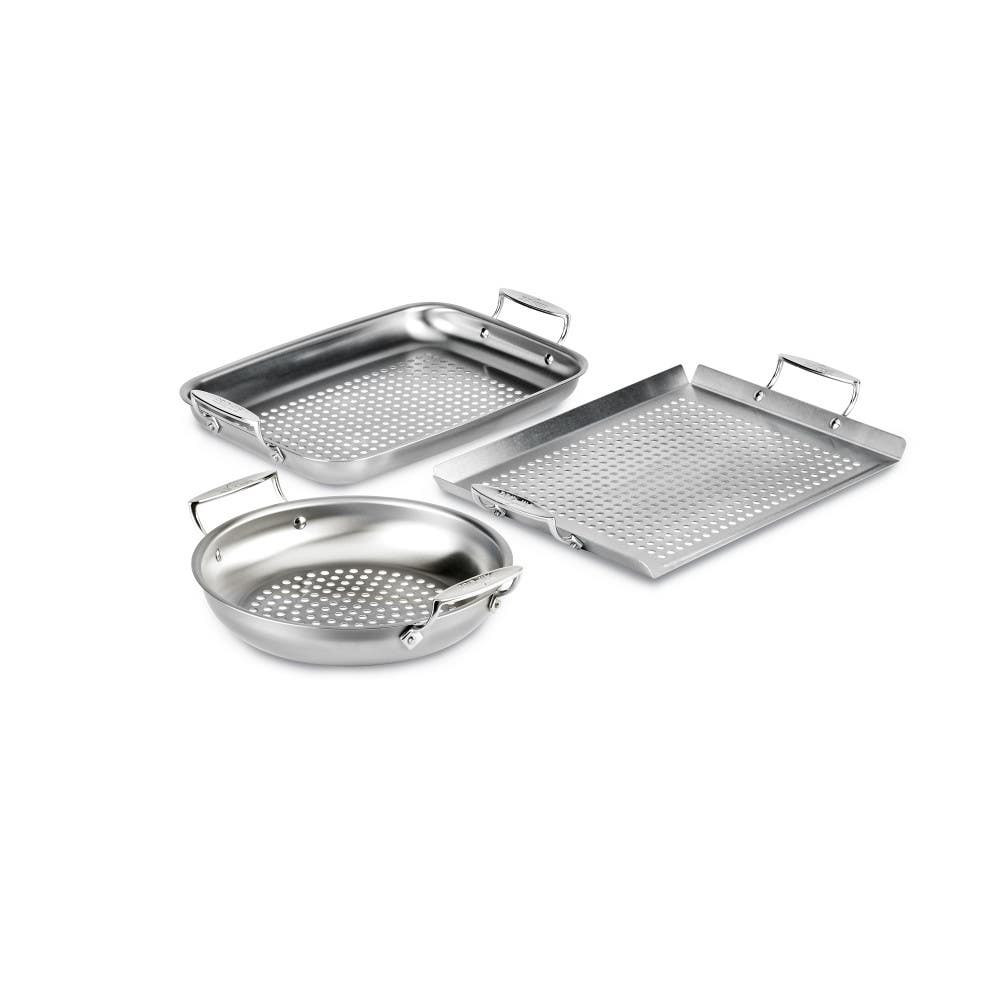 All-Clad Outdoor Stainless 3-Piece Cookware Set