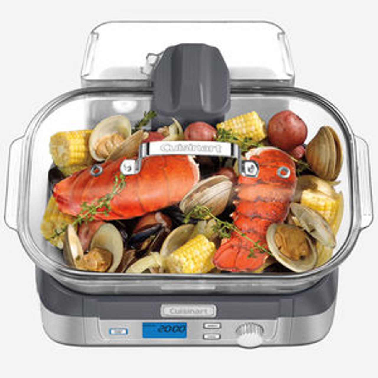 Cuisinart Cook Fresh™ Digital Glass Steamer,1800 Watts Generates