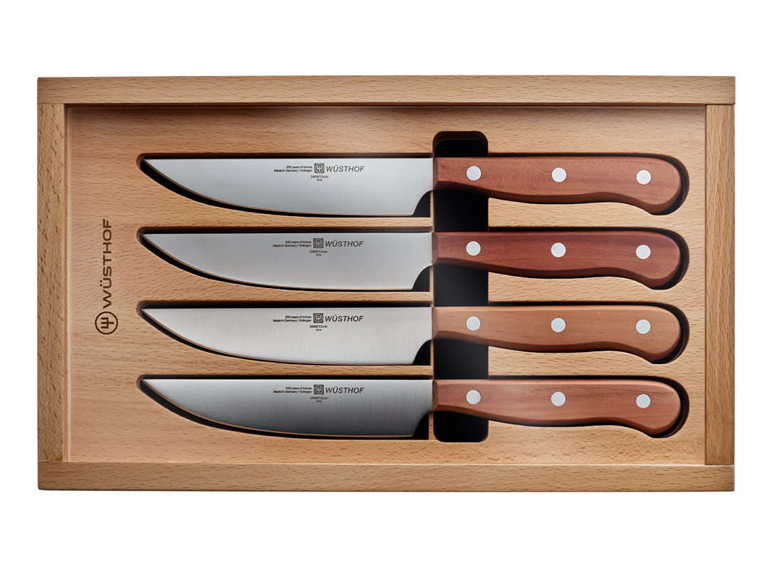 Wusthof Plum Wood 4pc Steak Knife Set