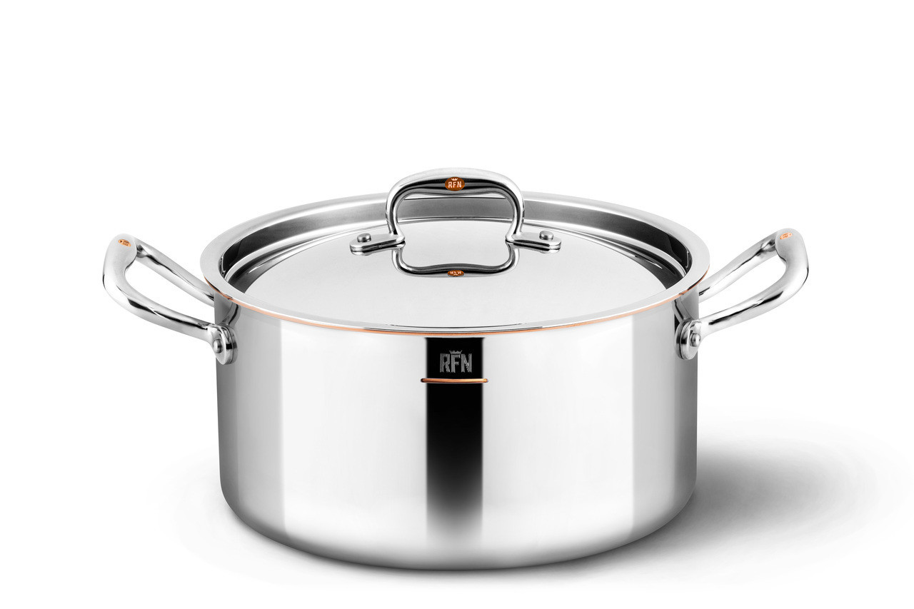 RFN by Ruffoni Copper Core 6-quart Stock Pot with Lid