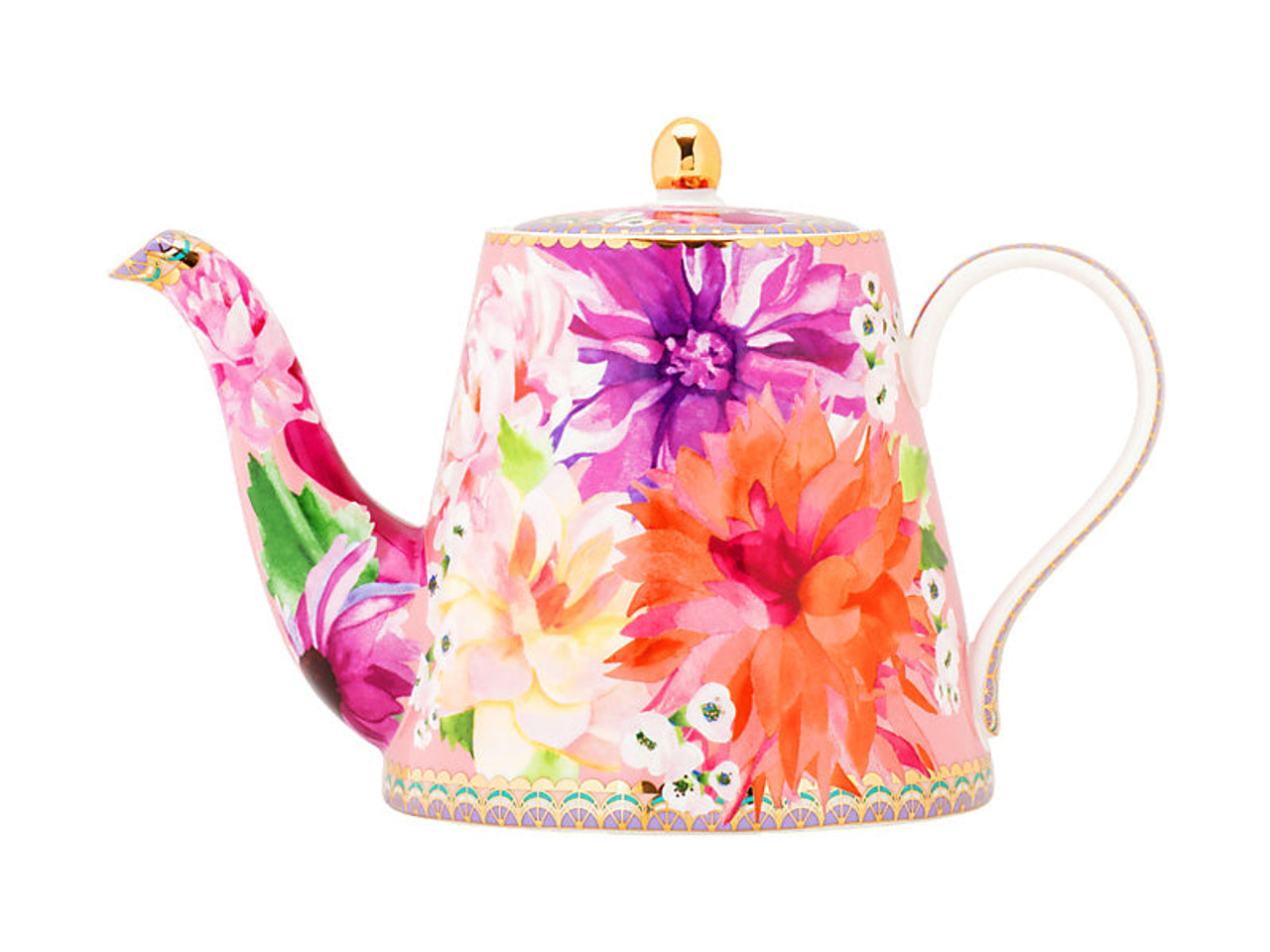 Maxwell & Williams Dahlia Daze Sky Teapot with Infuser 500ml