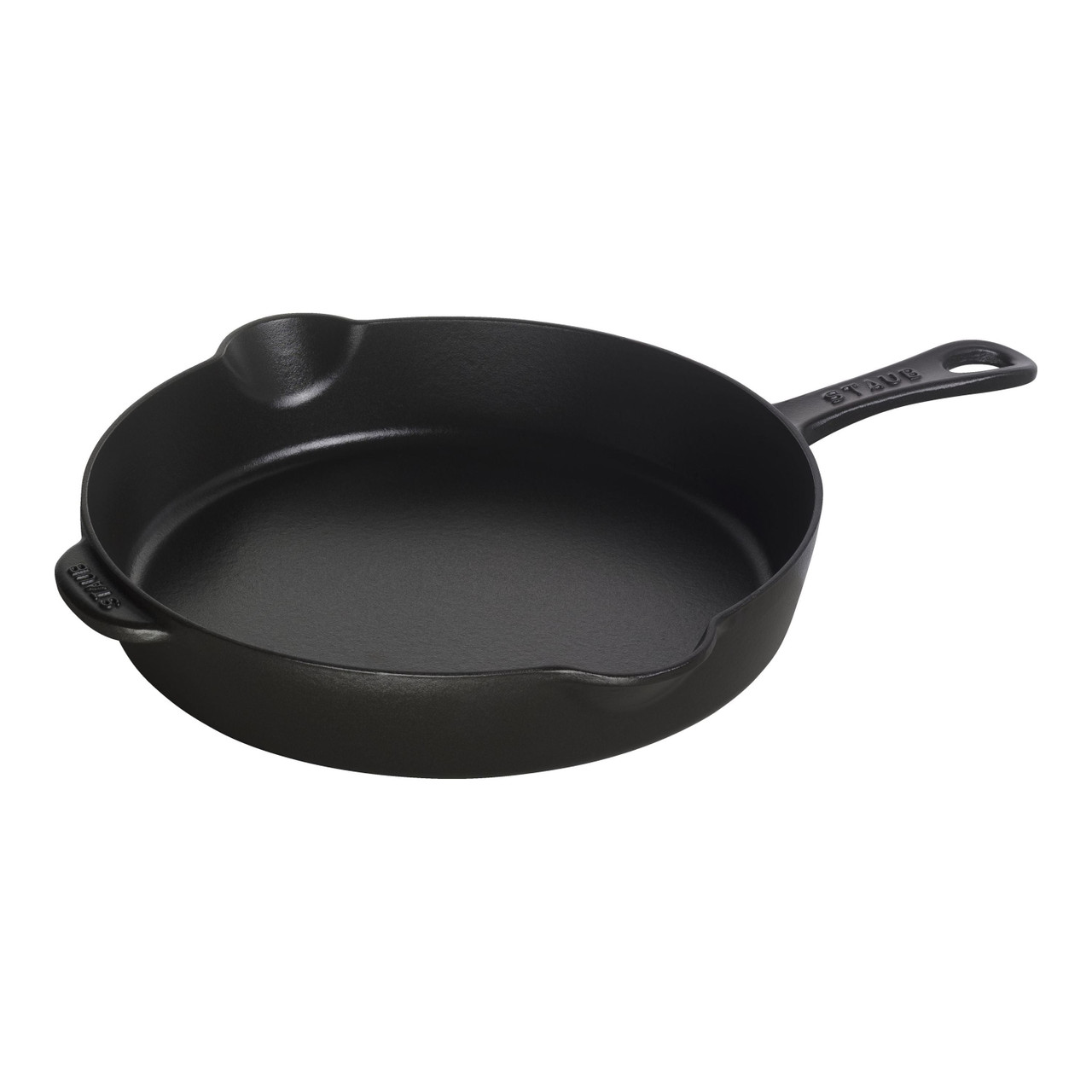 STAUB Pans 11 inch Cast Iron Traditional Deep Frypan Black