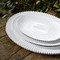 Pearl White Oval Platter Medium