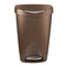Brim Step On Trash Can - Bronze