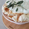 Pacifica Footed Serving Plate Marshmallow Rose