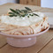 Pacifica Footed Serving Plate Marshmallow Rose