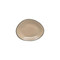 Stacked Organic Cremini Oval Bread Plate - Set of 6