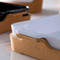 Ensemble White Square Baker with Cork Tray ( 32.5 x 25.2 x H7.9 cm)