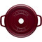 STAUB La Cocotte 3.7 L Cast Iron Round Cocotte, Bordeaux