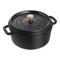 STAUB La Cocotte 5.25 L Cast Iron Round Cocotte, Black