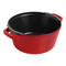 STAUB Stackable Set Stackable Set 3 Piece Cast Iron, Cherry