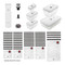 ZWILLING Fresh & Save Vacuum Pump Set, 47 Piece, White