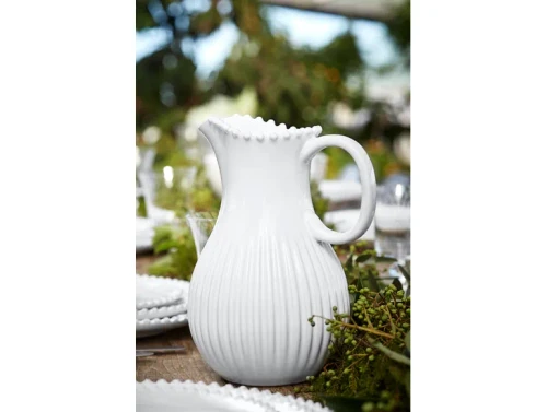 Costa Nova Pearl White Pitcher