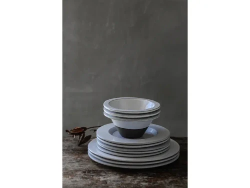 Costa Nova Plano White Dinner plate - Set of 6