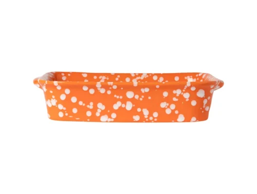 Costa Nova Rafaela Tangerine Rectangular Baker