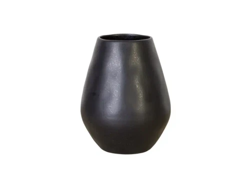 Costa Nova Riviera Sable Noir Bulb Vase