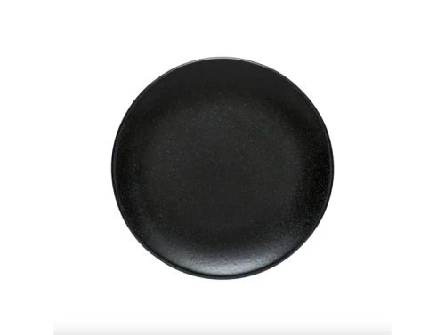 Costa Nova Roda Black Coupe Dinner Plate - Set of 6