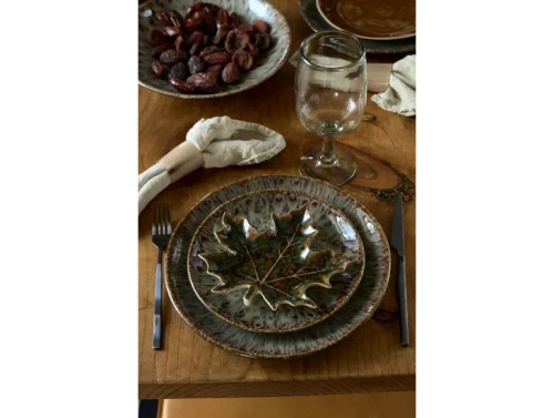 Costa Nova Roda Cocoa Coupe Dinner Plate - Set of 6