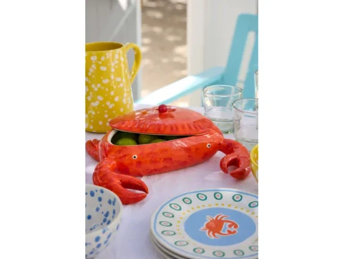 Costa Nova Summer Bliss Faience Crab Jar