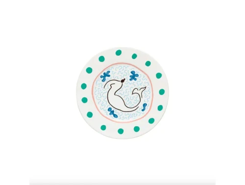 Costa Nova Summer Bliss Salad/Dessert Plate Mermaid - Set of 6