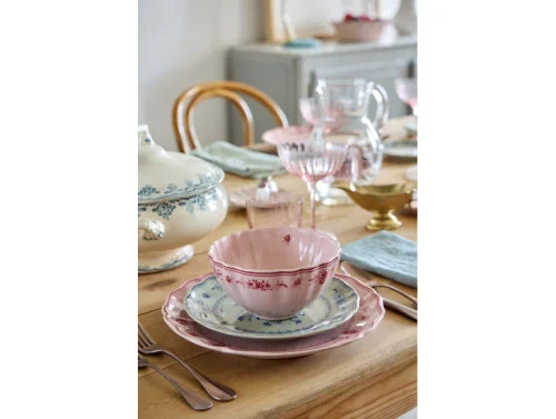 Costa Nova Vila Pink-Red Soup/Cereal Bowl - Set of 6