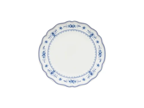 Costa Nova Vila White-Blue Dinner Plate - Set of 6