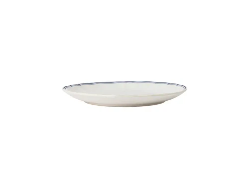 Costa Nova Vila White-Blue Filet Salad/Dessert Plate - Set of 6