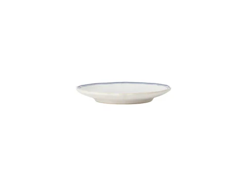 Costa Nova Vila White-Blue Filet Appetizer/Bread Plate - Set of 6