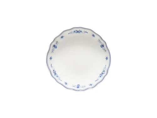 Costa Nova Vila White-Blue Soup/Pasta Bowl - Set of 6