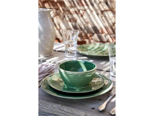 Casafina Fontana Green Soup/Cereal bowl - Set of 6