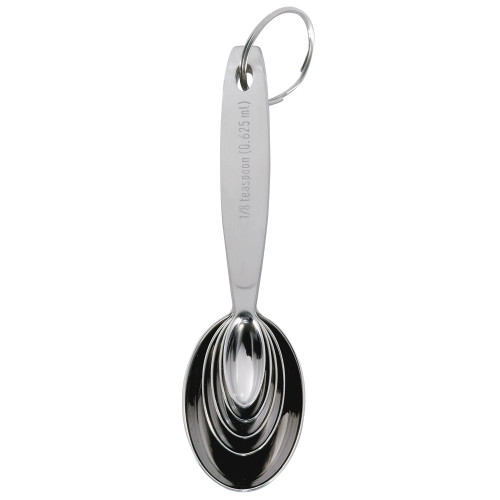 Cuisipro Measuring, Spoons, 5pc-Set, Stainless Steel