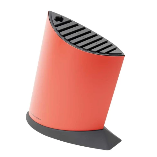 Global Red Ship Shape 10 Slot Knife Block