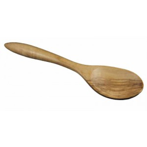 "Terra"﻿ Large  Spoon Olive Wood Round ﻿  13 Inches