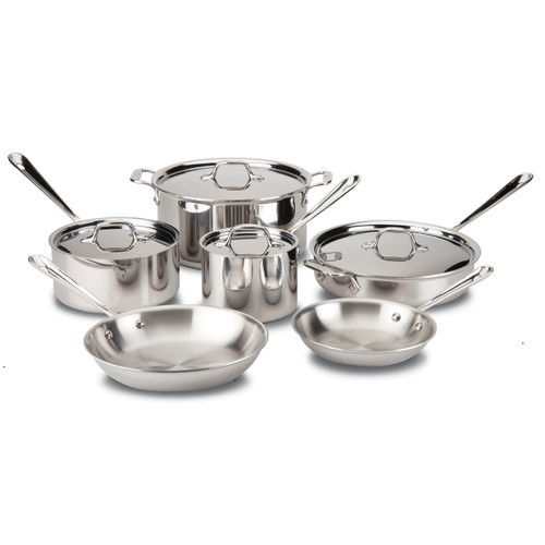 All-Clad 10 Piece d3 Stainless Set All-Clad 10 Piece d3 Stainless Set