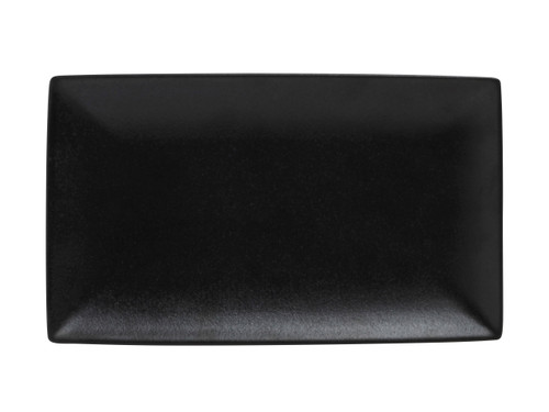 Maxwell & Williams Caviar Black Rectangle Platter 34.5 x 19.5cm – Set of 2