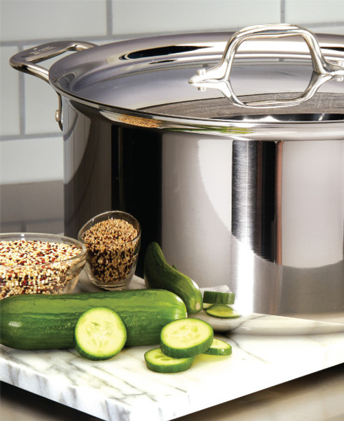 All-Clad d3 Stainless Steel 6-quart Stockpot with Lid All-Clad d3 Stainless Steel 6-quart Stockpot with Lid