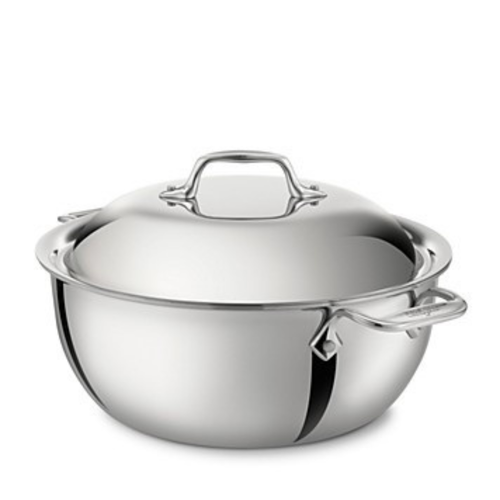All-Clad Stainless Steel 5.5-quart Dutch Oven with Lid