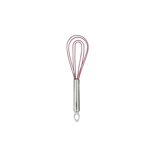 Cuisipro Silicone Flat Whisks 10 in/25.4 cm Red