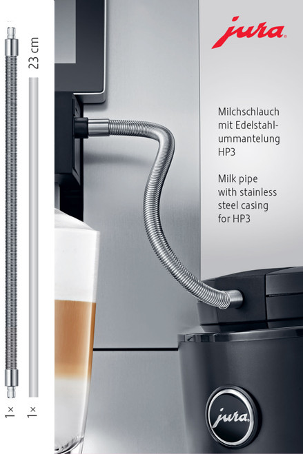 Jura Milk Pipe with Stainless Steel Casing HP3