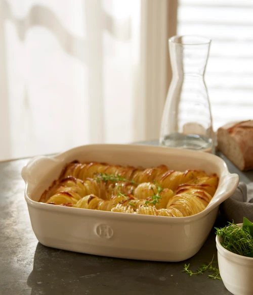 Emile Henry Argile Square Baking Dish 28x23cm