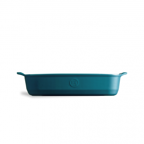 Emile Henry Calanque/Mediterranean Blue Rectangular Oven Dish  2,7 liters