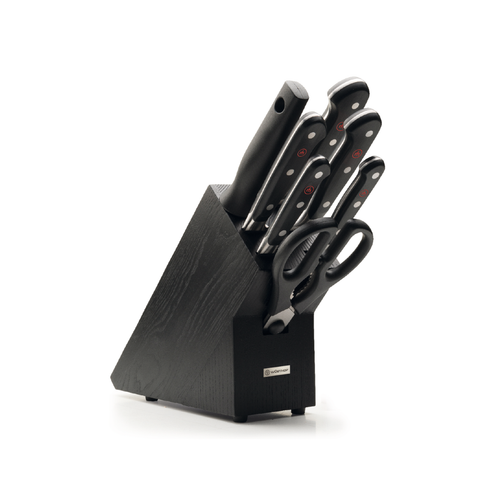 Wusthof Classic 8-piece Knife Block Set (Ash Black)