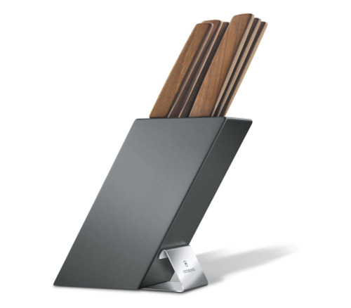 Swiss Modern Knife Block 6 Piece Set Anthracite