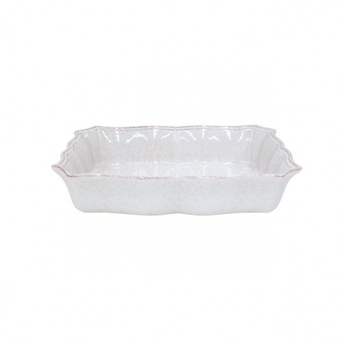 Impressions Linen White Large Rectangular Baker