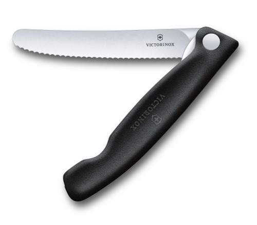 Swiss Classic Foldable 4.5" Serrated Utility Knife Swiss Classic Foldable 4.5" Serrated Utility Knife
