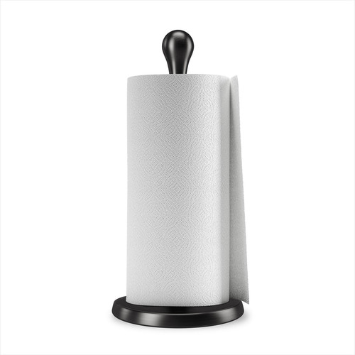 Tug Paper Towel Holder - Metallic/Black