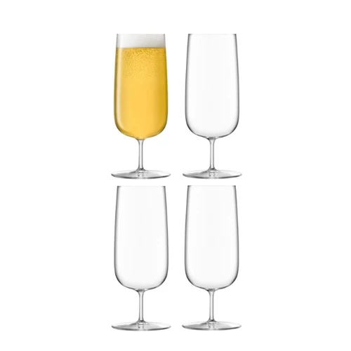Borough Pilsner Glass 440ml - Set of 4