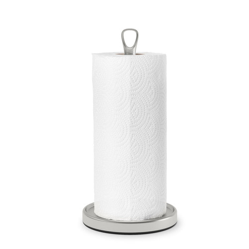 Ribbon Paper Towel Holder - Nickle Ribbon Paper Towel Holder - Nickle